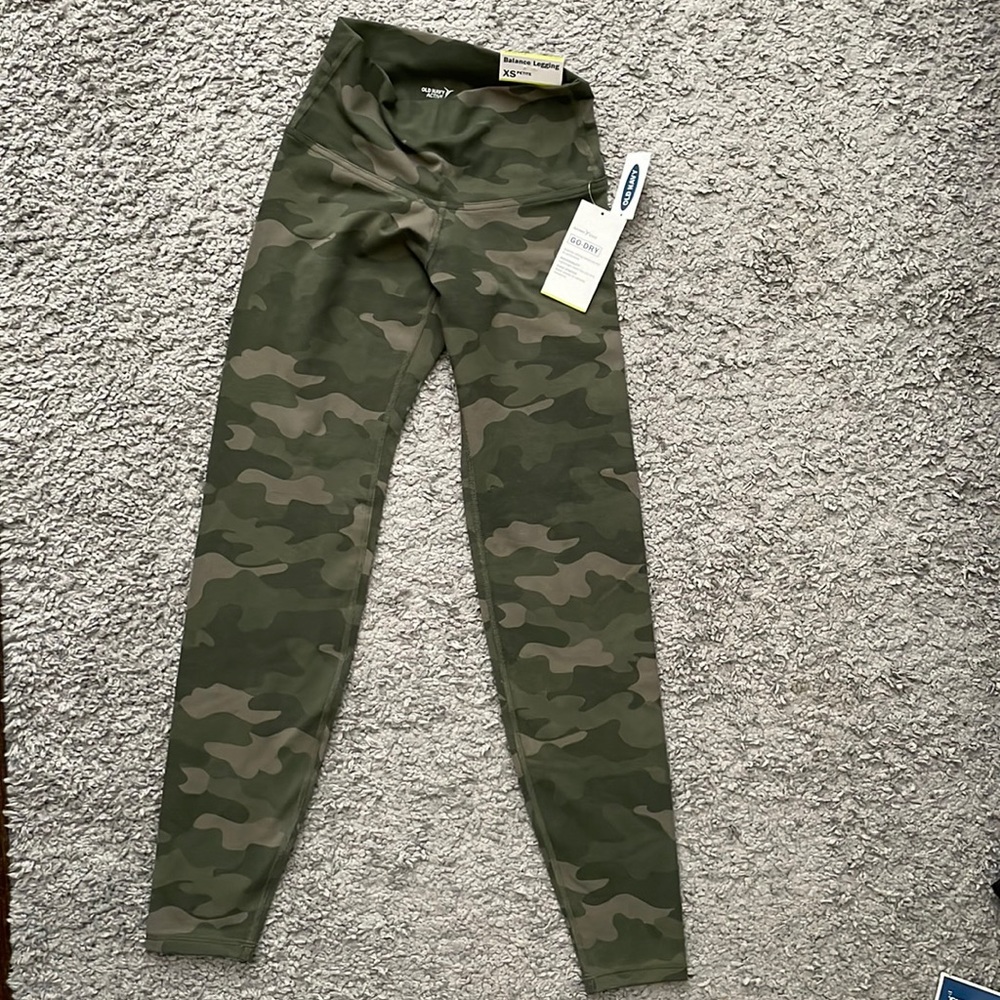Camo black balance legging
